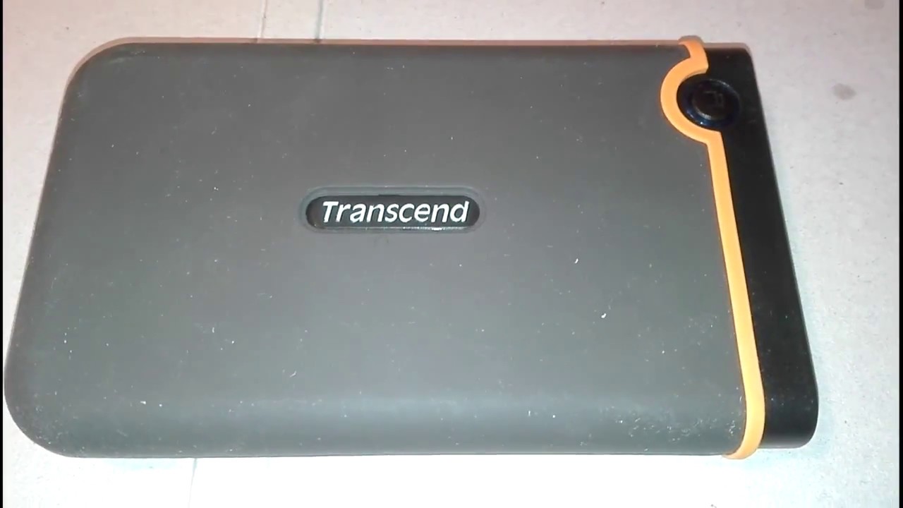 Transcend storejet external hard disc repair (full description) YouTube
