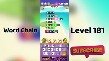 Word Chain Level 181 Answers 🔗 | Easy Solutions & Tips