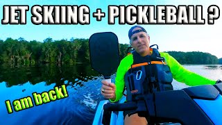 I rode my Jet Ski to Play Pickleball!  Yamaha Waverunner FX #jetski  #pickleballfun  #pickleball