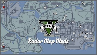 GTA San Andreas Mod: Radar Map Textures GTA V Style v1.3 (Android)