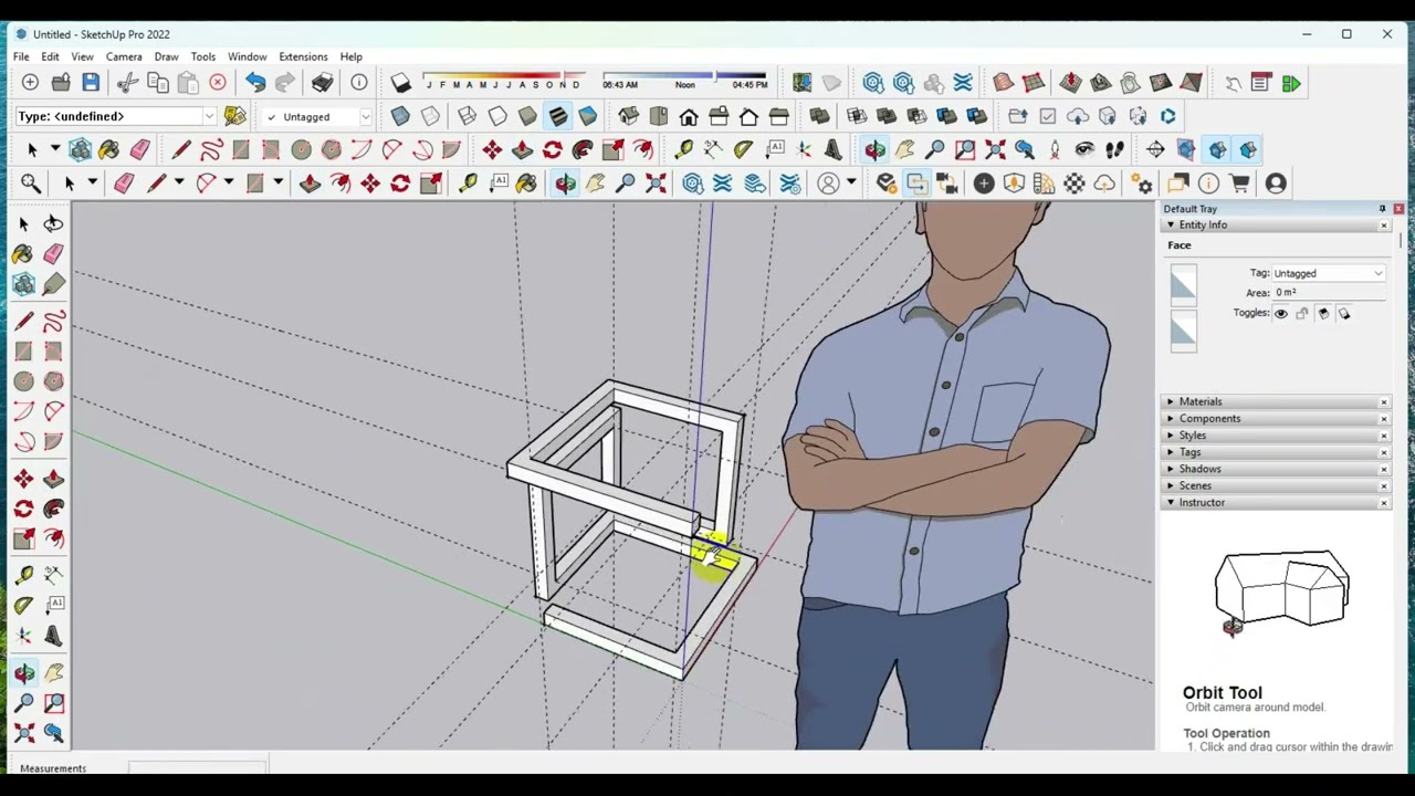 #29 SketchUp Modeling: Interlocking Cubes