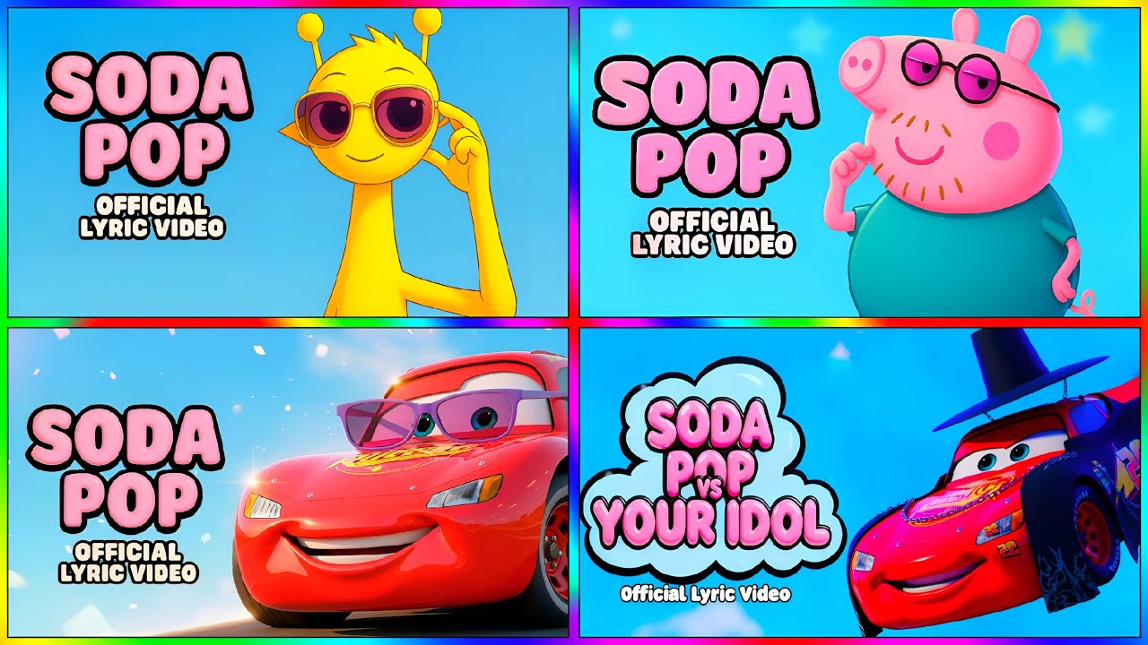 SPRUNKI 🆚 PEGGY PIG 🆚 MCQUEEN 🆚 MCQUEEN YOUR IDOL x SODA POP 🎶🎵 Who Is Best! #48