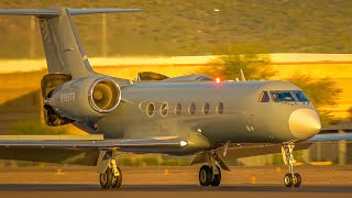 (4K) Busy Corporate Jet Action at Scottsdale Executive Airport (KSDL)