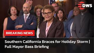 FULL URGENT BRIEFING: LA Mayor Bass Updates City on Flash Floods, Evacuations & Storm Threats | AL14