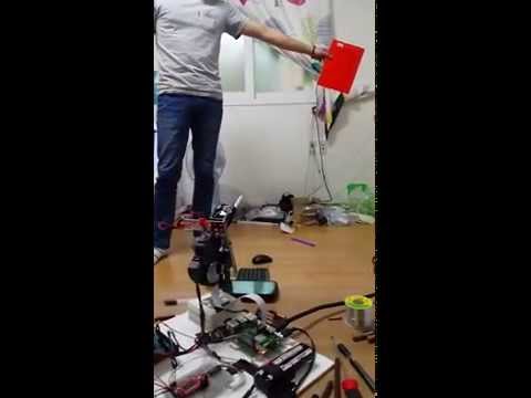 Tracking camera  with Camshift + Kalmanfilter with OpenCV & python on RaspberryPi B2