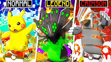 Upgrading LUCKY BLOCKS to CRIMSON LUCKY BLOCKS in MINECRAFT! (Pixelmon)