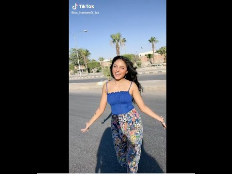 جديد تيك توك حنين احمد الصغنن باللون الازرق تجنن