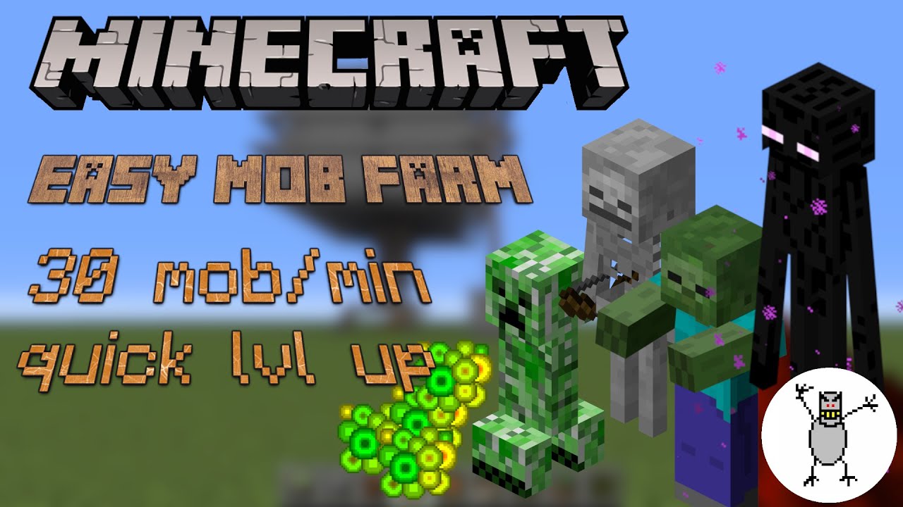 EASY MOB/XP FARM Quick Level Up 30 Mob/min 👾 MINECRAFT 1.16+ YouTube