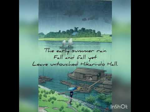 Matsuo Basho: Haiku Poem - YouTube