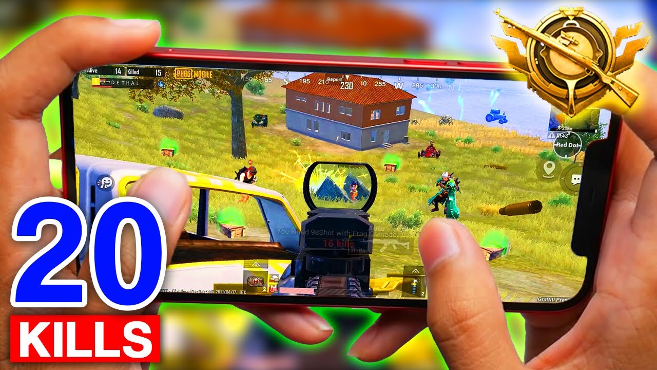 SUPER BEST RUSH on CROWN Tier | HANDCAM 4 Finger + FULL GYRO | DETHAL PUBG Mobile