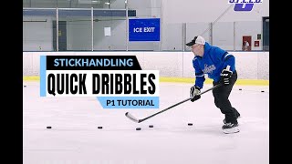 On-Ice Stickhandling Quick Dribbles