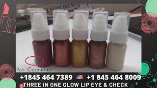 KIRI cosmetics : 3 in 1 glow : Lip Eye &amp; Cheek : your name cosmetics