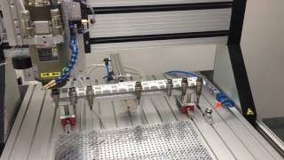 Isel Cnc Fräsmaschine Mit Hsk E-25 Atc Werkzeugwechsler