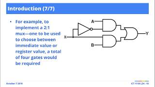Lecture 24: Digital Logic Structures (Part 1)