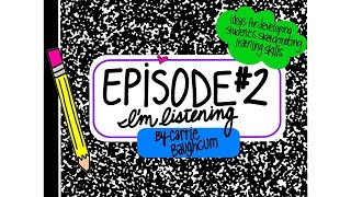 Developing Students Sketchnoting Listening Skills
