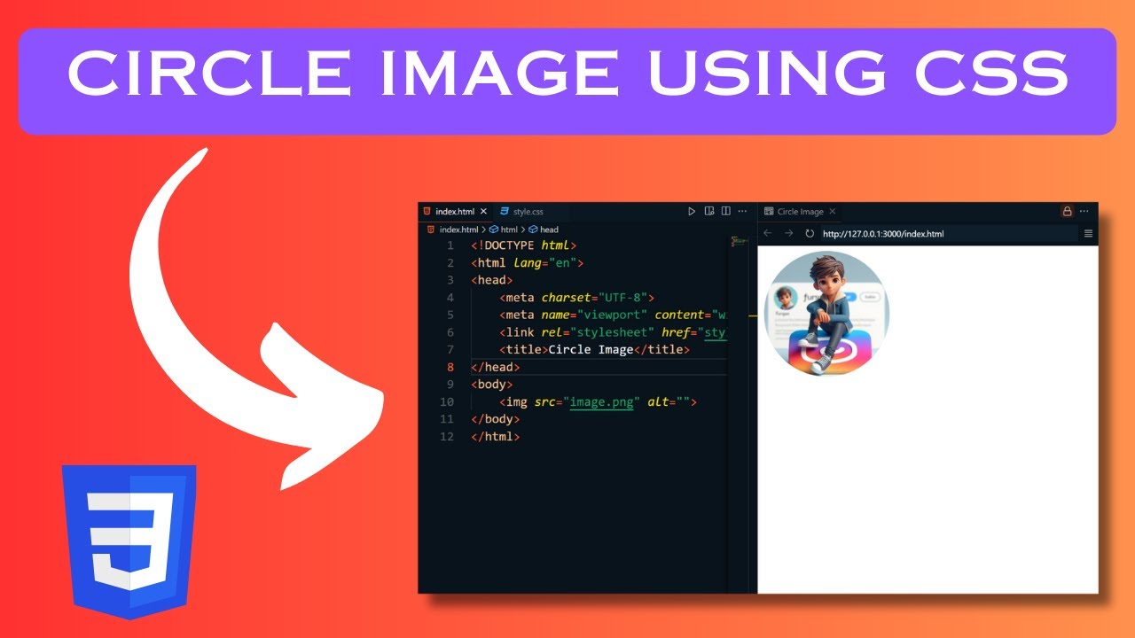 How to Create Circular Images Using CSS! - YouTube