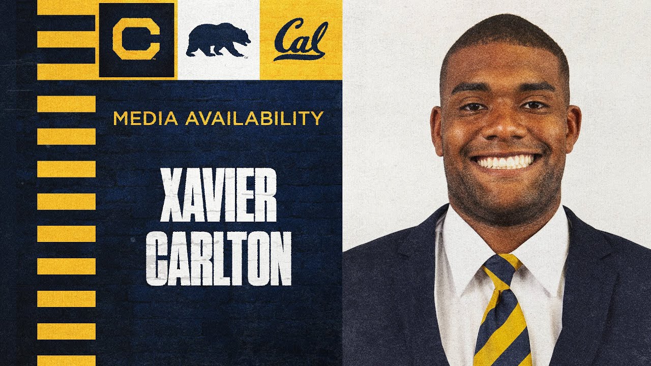 Cal Football: Xavier Carlton Media Availability (11.12.2024)