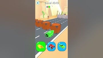 Shape shifting2 game level #4040  hyper casual game #shapeshifting  #gameplay #gaming #shortvideo...