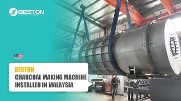 BST-30 Palm Kernel Shell Charcoal Making Machine | Project in Malaysia
