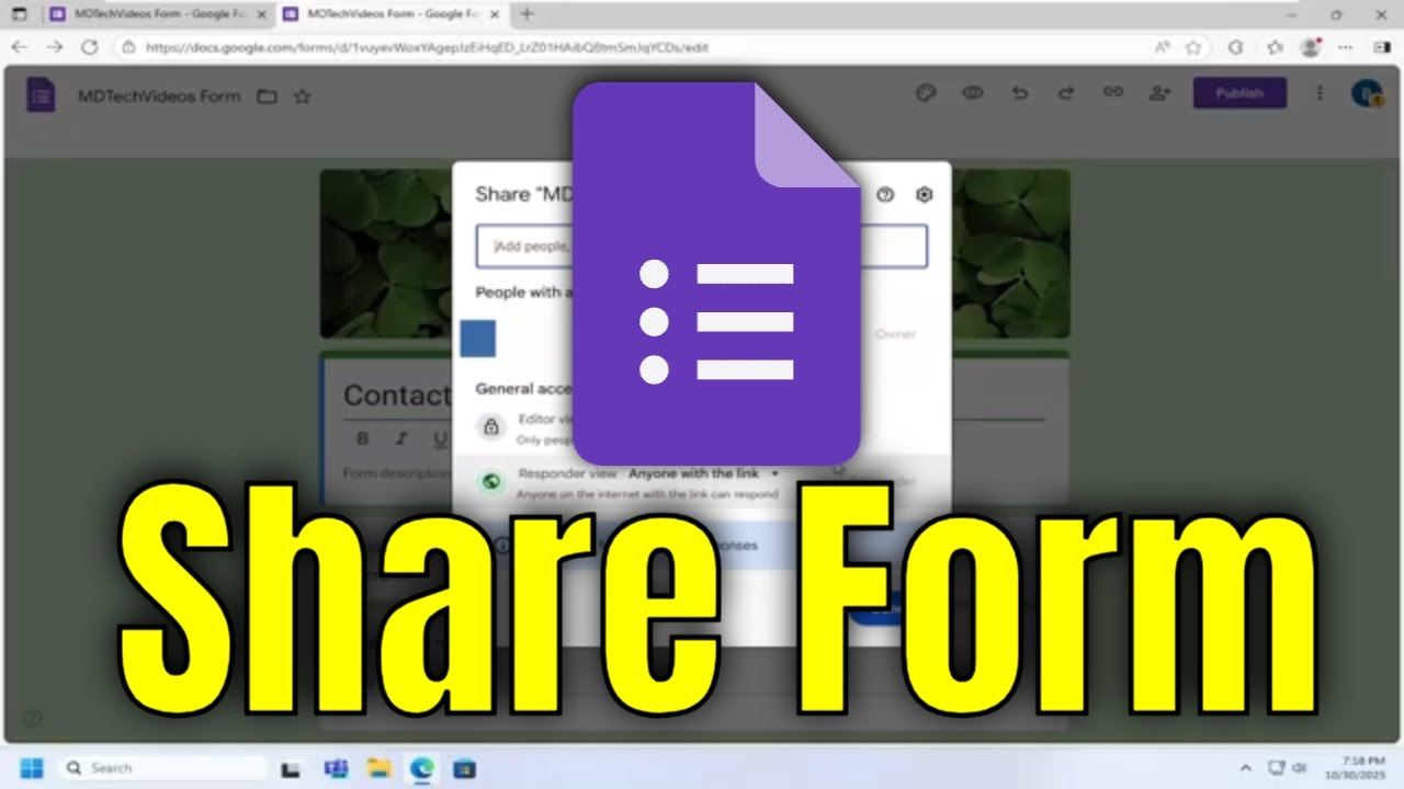 Как поделиться формой Google [Руководство]