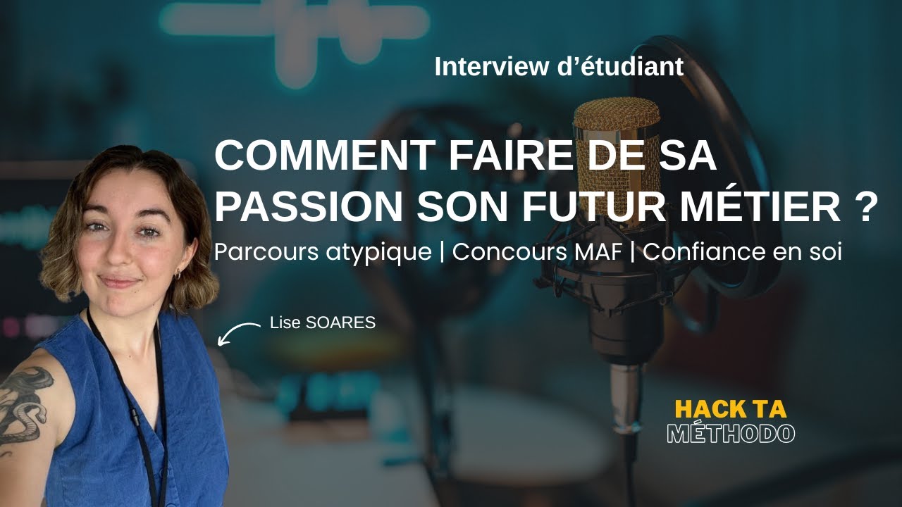 Comment faire de sa passion son futur métier ? Interview étudiant - Lise S