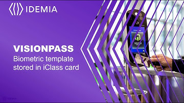 VisionPass with template-on-card