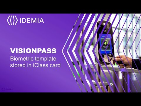 VisionPass with template-on-card