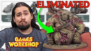 Games workshop Eliminates 30+ Kits!