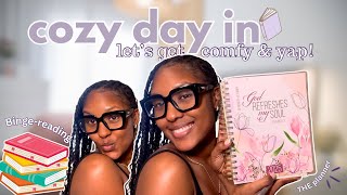 realistic cozy vlog🌸| reading, journaling + my all time favorite planner