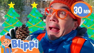 blippis christmas music video blippi wonders educational videos for kids