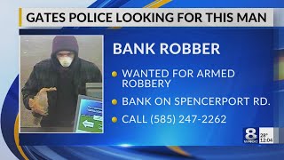 Gates police investigate bank robbery on Spencerport Rd.