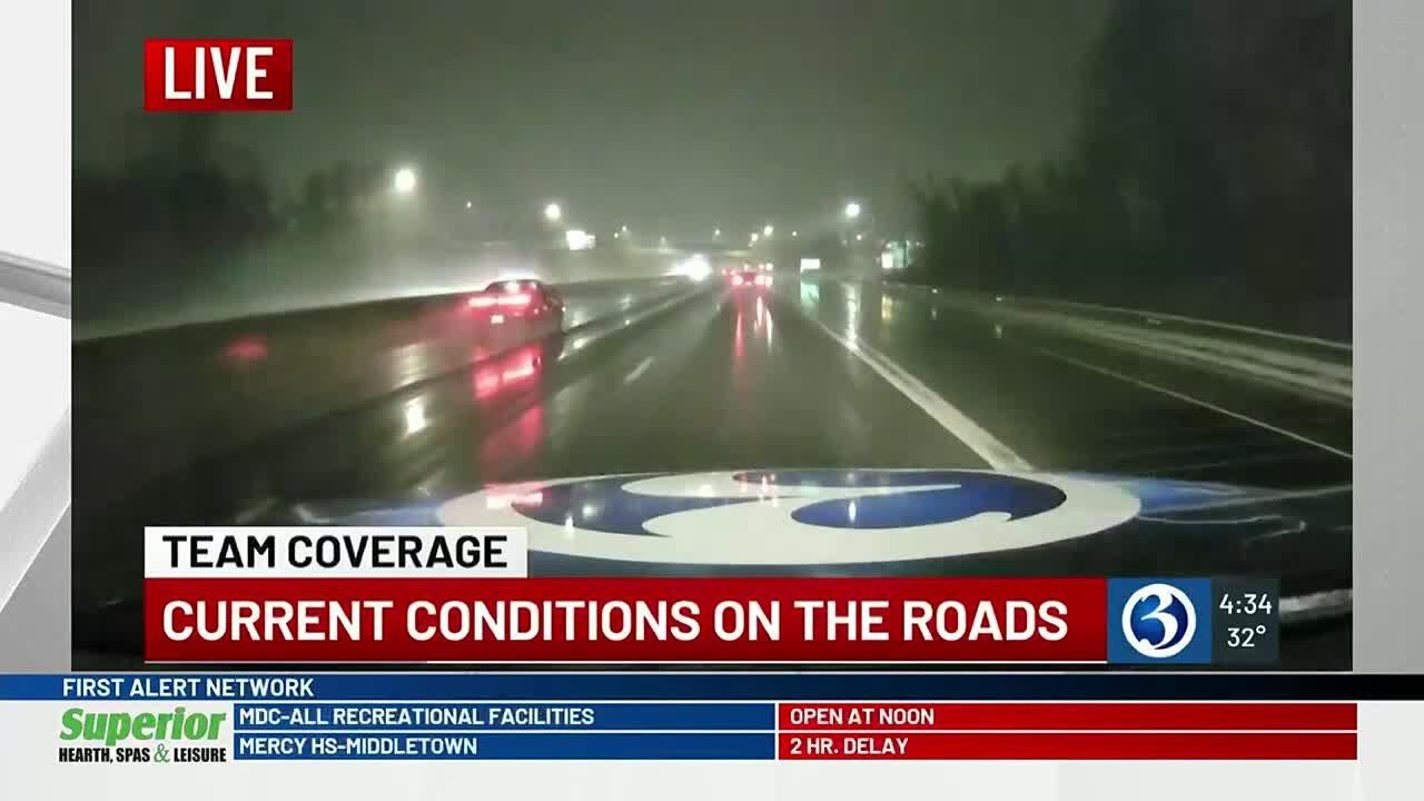 Winter weather causes slick roads - YouTube