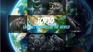 Top10 Largest Animals On Earth! Exploring the gentle Giants #top10 (FULL VIDEO)