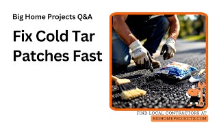 OneSquareMeterEighteenMm Cold Tar Patch Guide