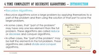 Lesson 09 - Introduction to Recursive Algorithms