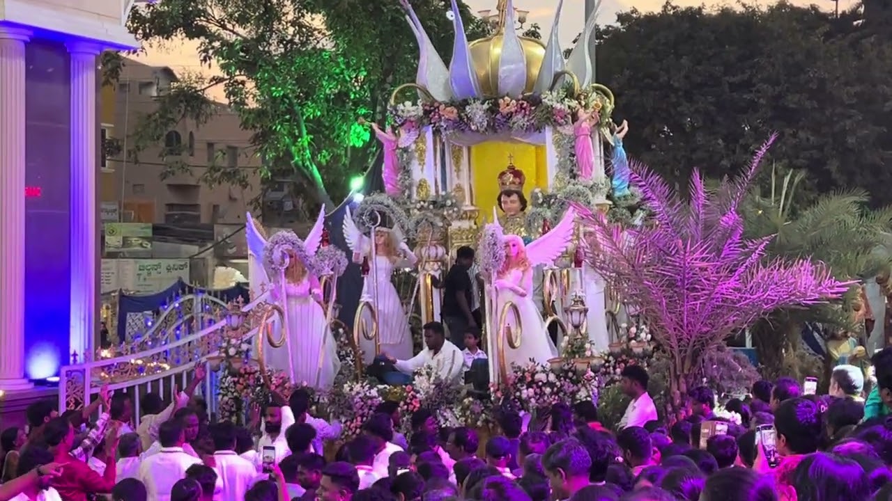 Part 1.Car Procession 2026 Infant Jesus Church Viveknagar Bangalore 