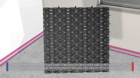 Installing the Profix Low Profile Screed System on Concrete Floors - Profix 3