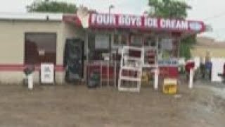 Henri Floods Popular Ice Cream Shop