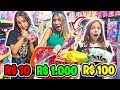 QUEM FIZER A MELHOR COMPRA COM R$ 10 R$ 100 E R$ 1000 REAIS  VENCE - Amanda Nathanry e Jessica Sousa