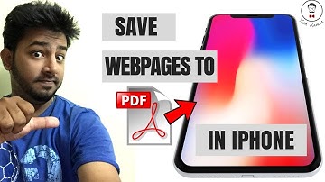 Create PDF on iPhone and iPad 2017 | No 3rd party apps | Save webpages to PDF Trick