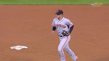 SF@COL: Panik leaps up, nabs LeMahieu of a base hit