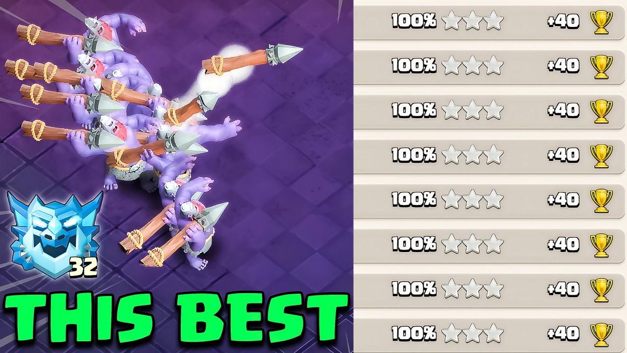 This Strategy Best in Rank Battle | TH17 vs TH18 Attack Strategies in Clash of Clans