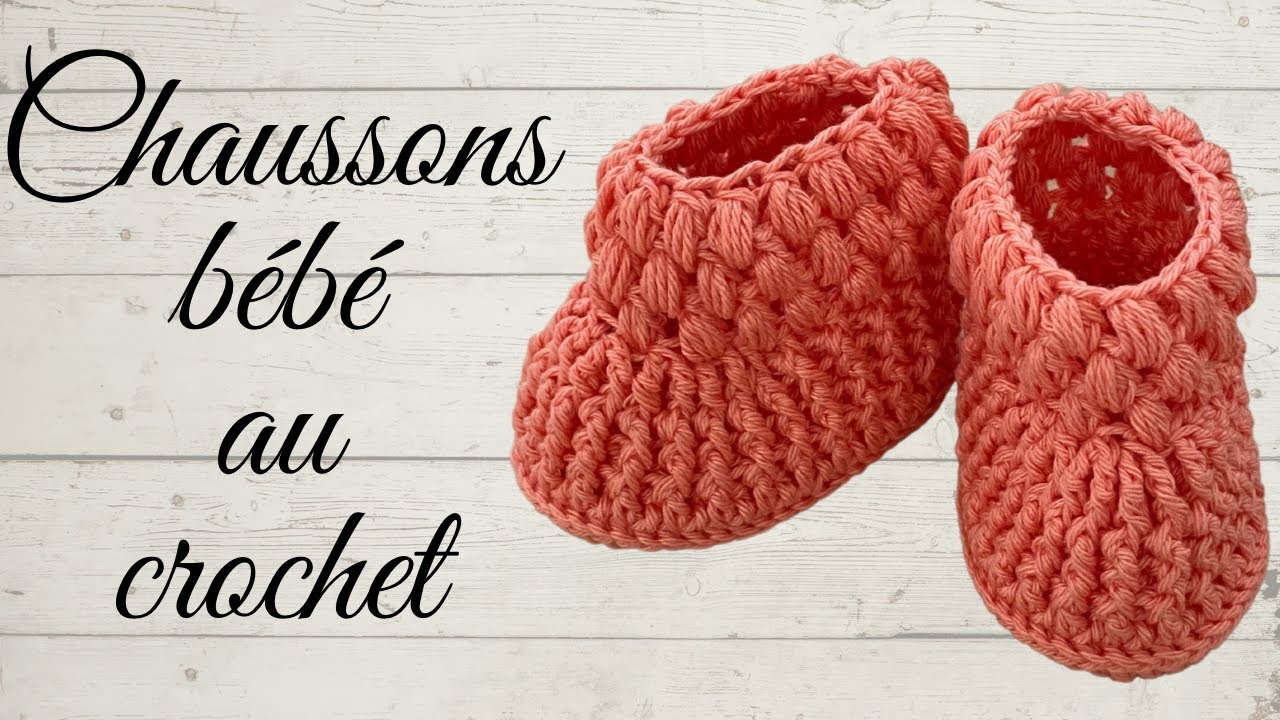 Comment faire des chaussons pour bébé au crochet : tuto en pas à