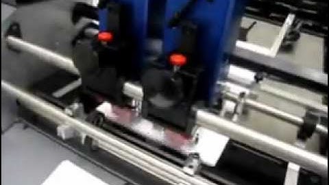 Accunumber Pneumatic Crash Numbering, Perforating and Scoring Machine.