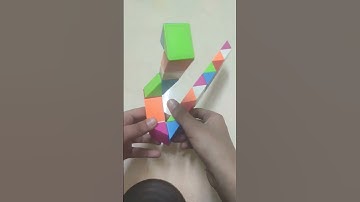 making duck in magic snake cube 24 piece#cubingshorts