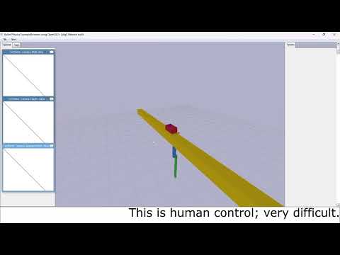 AI Learns to Balance a Double Inverted Pendulum [Prototype]