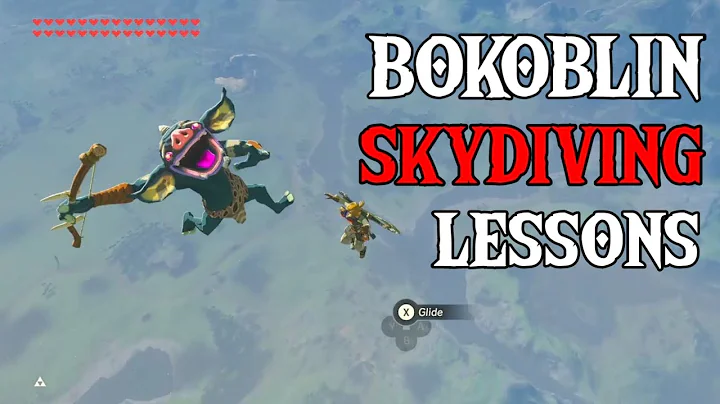 Taking a Bokoblin SKYDIVING! | Zelda: Breath of th...