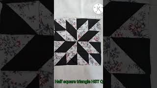 Half square triangle quilt /star pattern