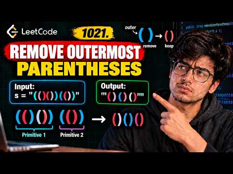 LeetCode 1021: Remove Outermost Parentheses | String | Java Solution