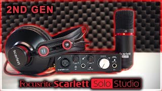 Focusrite Scarlett Solo Studio Pack Unboxing (2nd Gen) Focusrite Scarlett Solo Studio Pack Unboxing (2nd Gen)